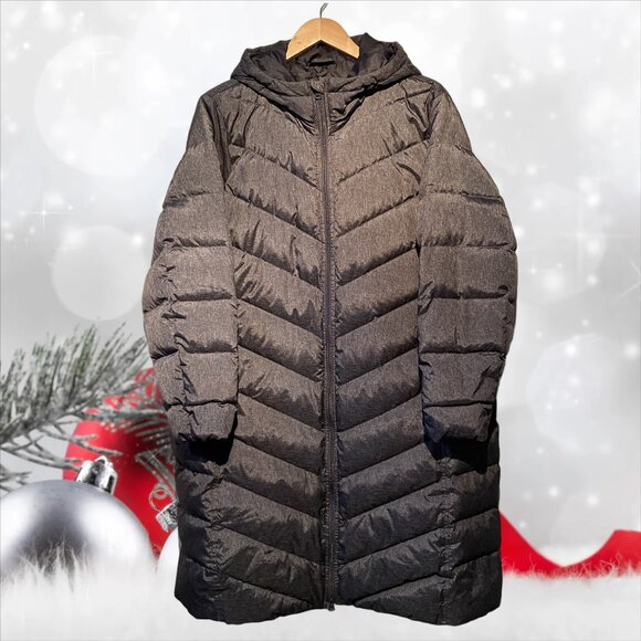 Lands' End Jackets & Blazers - Lands End Full Length Down Filled Hooded Puffer Coat Double Zipper Size 1X 16-18